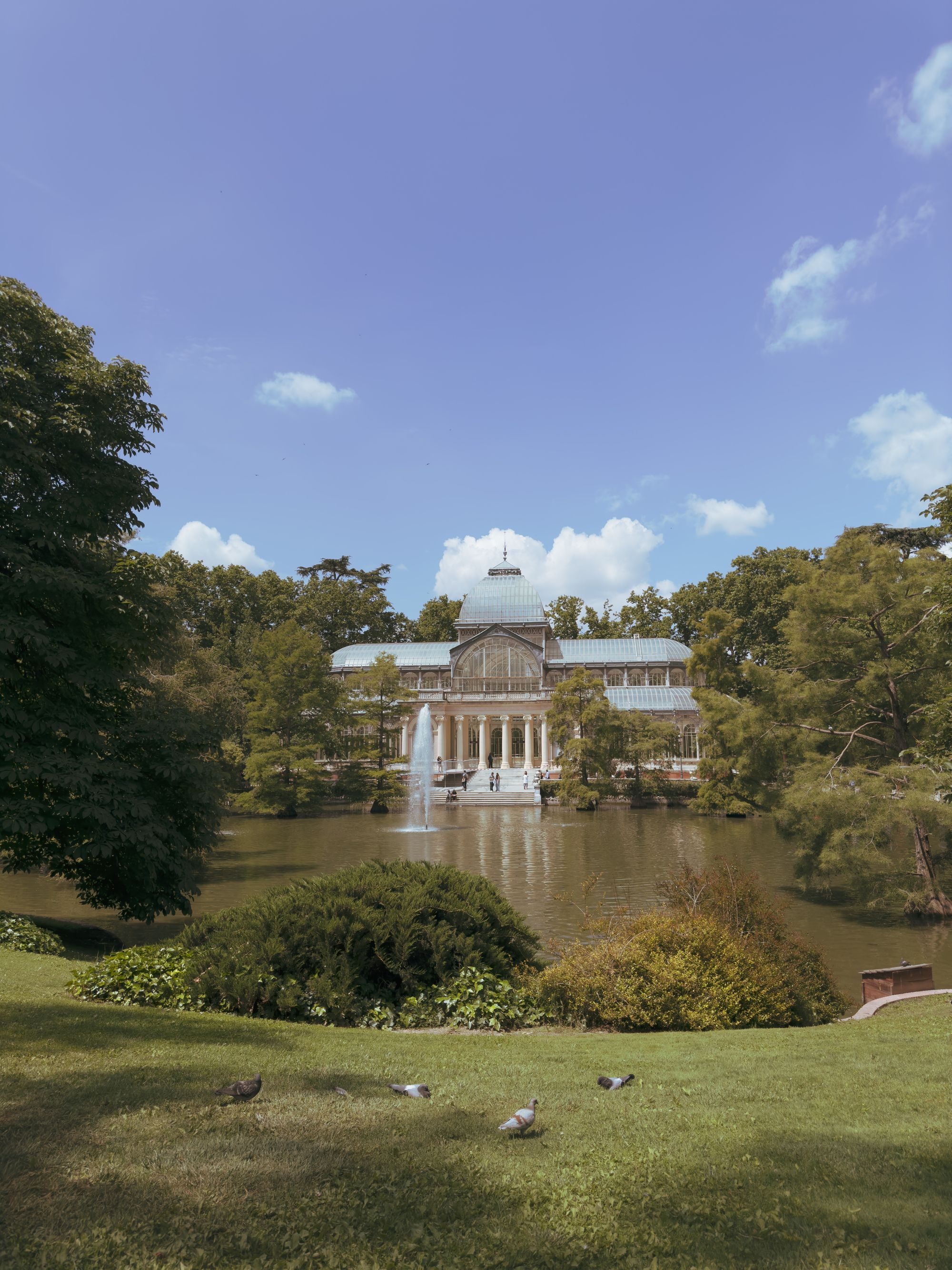 The Palacio de Cristal in Retiro Park, Madrid
